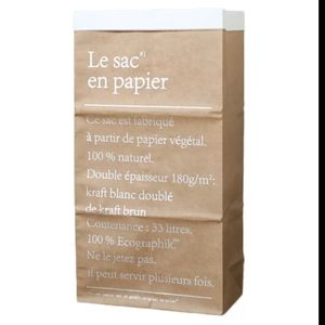 Cute Cartoon Kraft Paper Storage linen Bag